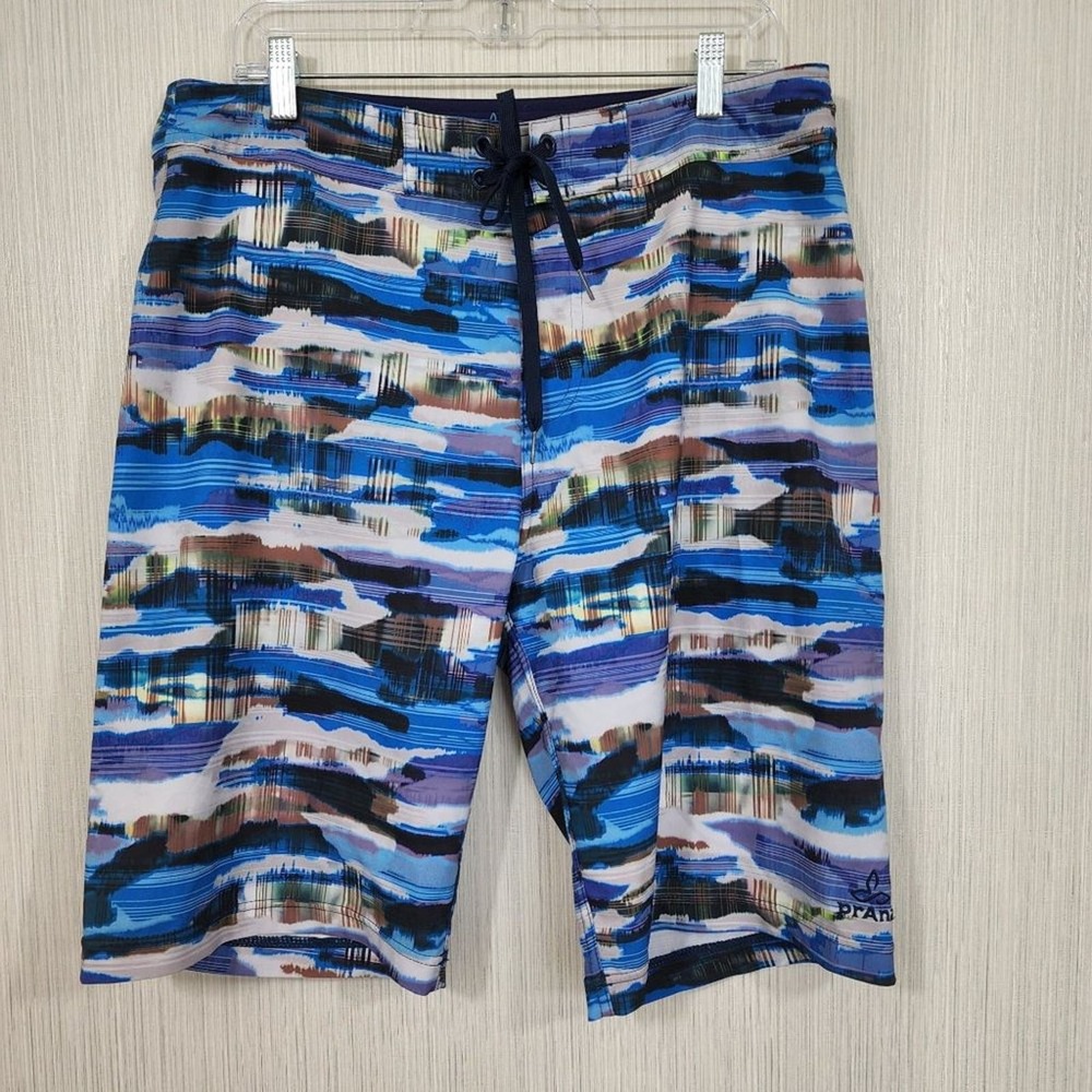 PrAna‎ UPF 50+ board shorts swimming trunks Men's size 34